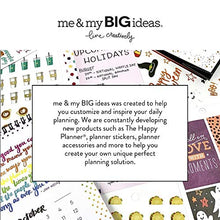 Load image into Gallery viewer, me & my BIG ideas Pocket Pages Stickers - The Happy Planner Scrapbooking Supplies - Love Yourself Theme - Multi-Color - Perfect for Scrapbooking & Paper Crafts - 6 Sheets, 49 Stickers Total