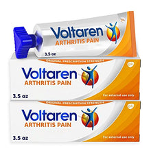Load image into Gallery viewer, Voltaren Arthritis Pain Gel for Topical Arthritis Pain Relief, #1 Doctor Recommended Topical Pain Relief Brand, No Prescription Needed - 3.5 oz/100 g Tubes (Pack of 2)