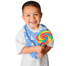 Load image into Gallery viewer, Baby Bibs Large Burpy Cloth 4 Pack Gift Set Soft Absorbent Feeding Reflux Drool Teething Bibs, Adjustable Snap Buttons, Funny Designs for Boys & Girls - Desert