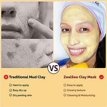 Load image into Gallery viewer, Clay Mask ZealSea Turmeric Clay Face Mask with Vitamin C 4.23 oz - Turmeric Mask for Dark Spots - Face Mask Skin Care Facial Mask for Brightening - Acne Control and Refining Pores Gift for Women Men