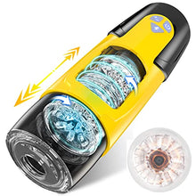Load image into Gallery viewer, Automatic Male Masturbator, Male Masturbators Cup with 7 Thrusting & Rotating Modes for Penis Stimulation, Electric Pocket Pussy Male Stroker Toy, Adult Male Sex Toys for Men