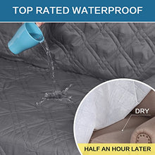 Load image into Gallery viewer, H.VERSAILTEX 100% Waterproof Sofa Protector Cover Couch Covers for Dogs / Pets | Sofa Covers for 3 Cushion Couch Leather Sofa Slipcovers with Non Slip Backing (Seat Width 68", Grey)