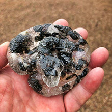 Load image into Gallery viewer, Morganite, Hypersthene, Danburite and Clear Quartz Orgone and Crystal Intuition Snake #8-56