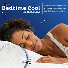 Load image into Gallery viewer, Snuggle-Pedic Full Body Pillow for Adults - Made in USA, 20 x 54 Long Pillow w/ Shredded Memory Foam & Kool-Flow Pillow Cover, GreenGuard Gold Certified