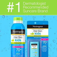 Load image into Gallery viewer, Neutrogena Wet Skin Kids Water Resistant Sunscreen Stick, Kids Sunscreen for Face and Body, Broad Spectrum SPF 70 UVA/UVB Sun Protection, Oil-Free & Hypoallergenic, 0.47 oz