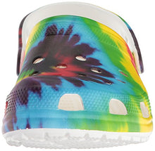 Load image into Gallery viewer, Crocs Classic Tie Dye Clog | Comfortable Slip On Water Shoes, Multi, 12 Women/10 Men