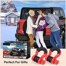 Load image into Gallery viewer, TICONN 10 Ton Winch Snatch Block+2 Pack D Ring Shackle