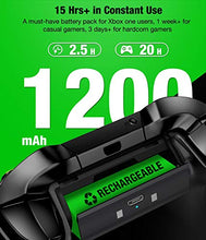Load image into Gallery viewer, BEBONCOOL Station for Xbox One Controller Charger, Controller Charger Station Work with Xbox One/One S/One X/Xbox Elite, Charging Station with 2x1200 mAh Rechargeable Battery