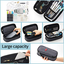 Load image into Gallery viewer, EASTHILL Big Capacity Pencil Pen Case Office College School Large Storage High Capacity Bag Pouch Holder Box Organizer Blue New Arrival(Black)