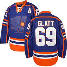 Load image into Gallery viewer, Phoneutrix Doug The Thug #69 Glatt Halifax Highlanders Hockey Jersey Blue (Blue, Medium)