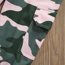 Load image into Gallery viewer, Fernvia Toddler Girls Clothes 2T 3T 4T 5T Fall Outfits Baby Pullover Sweatshirt & Camouflage Pants Set Kids Winter Sweatsuit