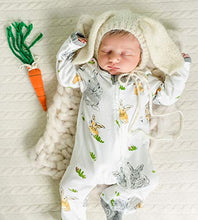 Load image into Gallery viewer, Burt's Bees Baby - Unisex Sleep & Play, Organic Pajamas, NB - 9M One-Piece Zip Up Footed PJ Jumpsuit