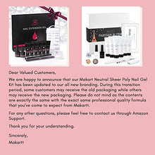 Load image into Gallery viewer, Makartt Poly Nail Gel Kit, Clear Pink Spring Summer Nail Gel Kit Poly Nail Extension Gel Nail Enhancement Set for Manicure All-in-one Nail Thickening Solution Salon Home French Kit Christmas Gift