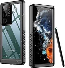 Load image into Gallery viewer, Temdan for Samsung Galaxy S22 Ultra Case Waterproof, Built in Screen Protector 360° Full Body Heavy Duty Shockproof IP68 Waterproof Galaxy S22 Ultra Case for Samsung S22 Ultra 5G 6.8 inch