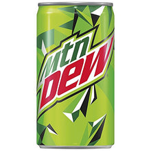 Load image into Gallery viewer, Mountain Dew Soda, 7.5 Ounce Mini Cans, 10 Pack