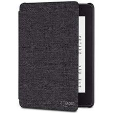 Load image into Gallery viewer, Kindle Paperwhite Water-Safe Fabric Cover (10th Generation-2018), Charcoal Black