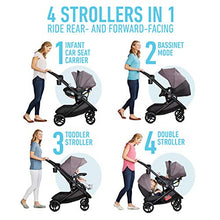 Load image into Gallery viewer, Graco Modes2Grow Travel System | Includes Modes2Grow Stroller and SnugRide SnugLock 35 Infant Car Seat, Kinley