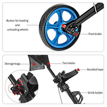 Load image into Gallery viewer, Janus Golf Push Cart, Golf cart for Golf Bag,Golf Pull cart for Golf Clubs, Golf Push carts 3 Wheel Folding, Golf Accessories for Men Women,Golf cart Accessories,Ideal for Golf Clubs