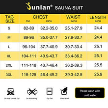 Load image into Gallery viewer, Junlan Sauna Suit for Women Sweat Sauna Pants Weight Loss Jacket Gym Workout Vest Sweat Suits for Women (Black Jacket, XX-Large)
