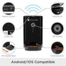 Load image into Gallery viewer, Best Choice Products 4.5L Smart Automatic Pet Feeder w/HD Camera, Smartphone App, Portion Control, 2-Way Audio - Black