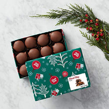 Load image into Gallery viewer, Fannie May Holiday Wrap Pixies, Milk Chocolate Covered Caramel with Pecans, Christmas Candy Gift Box, 1 Lb