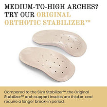 Load image into Gallery viewer, Natural Foot Orthotics Slim Stabilizer for Low to Flat Arches – Arch Support Shoe Insoles/Inserts for Plantar Fasciitis Relief | Good for Feet, Legs, Back, Heel & Joint Pain | Made in USA