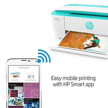 Load image into Gallery viewer, HP DeskJet 3755 Compact All-in-One Wireless Printer, HP Instant Ink, Works with Alexa - Seagrass Accent (J9V92A)