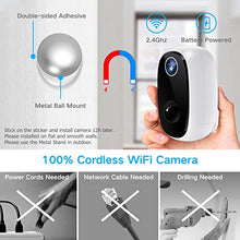 Load image into Gallery viewer, 【32GB Include】 Wireless Outdoor Security Camera, MECO 1080P Rechargeable Battery WiFi Camera, Indoor/Outdoor Surveillance Home Camera with Motion Detection, Night Vision, 2-Way Audio, Waterproof