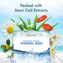 Load image into Gallery viewer, Ebanel 10-Pack Hydrogel Collagen Mask for Face, Instant Brightening Hydrating Face Mask Sheet Mask for Firming, Lifting Anti Aging Anti Wrinkle with Hyaluronic Acid, Peptide, Aloe Vera, Vitamin C & E
