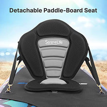 Load image into Gallery viewer, Detachable Universal Paddle-Board Seat - Adjustable Paddle Board Seat, Form-Fitting Design for All Body Sizes, Large & Small, Compatible for Kayaks, Rowboats, Fishing Boats - SereneLife SLSUPST15