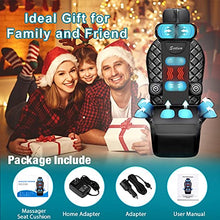 Load image into Gallery viewer, Sotion Back Massager with Air Compress & Heat, Vibrating Massage Chair Pad for Home or Office Use ,Height Adjustable Massage Seat Helps Relieve Stress and Fatigue for Neck, Back, Waist and Hips