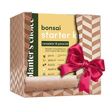Load image into Gallery viewer, Bonsai Starter Kit - The Complete Growing Kit to Easily Grow 4 Bonsai Trees from Seed + Comprehensive Guide & Bamboo Plant Markers - Unusual Gardening Gifts Ideas for Women - Indoor Bonzai Tree Seeds