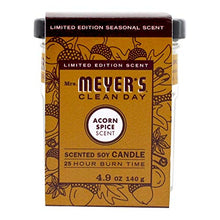 Load image into Gallery viewer, MRS. MEYER'S, Candle Acorn Spice, 4.9 Ounce (Pack - 1)