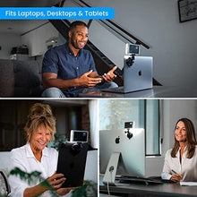 Load image into Gallery viewer, Lume Cube Video Conference Lighting Kit | Live Streaming, Video Conferencing, Remote Working | Lighting Accessory for Laptop, Adjustable Brightness and Color Temperature, Computer Mount Included