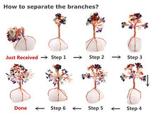 Load image into Gallery viewer, Top Plaza Chakra Healing Crystals Copper Money Tree Wrapped On Natural Green Aventurine Base Feng Shui Luck Figurine