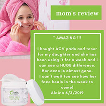 Load image into Gallery viewer, Apple Cider Vinegar Acne Face Toner Pads - Organic Tea Tree, Witch Hazel, Rose, Lavender. Cleanse, Tone, Hydrate, Calm & Sooth. 60 Pads. USA by Hello Cider