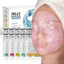 Load image into Gallery viewer, Avery Rose Peel-Off Jelly Mask Premium Modeling "Rubber Mask" Spa Set - 10 Treatments (24k Gold, Lavender, Kiwi, Peppermint, Egyptian Rose, Matcha, Chamomile, Tea tree, Jazmine)