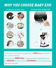 Load image into Gallery viewer, BabyEXO Baby Formula Milk Maker Formula Dispenser Automatic Electric Formula Mixer Warmer Smart Milking Machine for Baby - Easily Make Bottle with Automatic Powder Blending