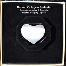 Load image into Gallery viewer, CHARGED Snowflake Obsidian Crystal Bracelet Polished Stretchy + Selenite Heart Charging Crystal (PERFECT GROUNDING PROMOTES SELF-ESTEEM, CONFIDENCE, COURAGE DISSOLVES ANGER & FEAR HEALING ENERGY)