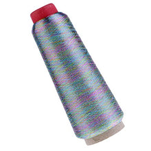 Load image into Gallery viewer, Bonarty 2Pcs Metallic Polyester Embroidery Machine Thread Spool for Computerized Embroidery and Decorative Sewing