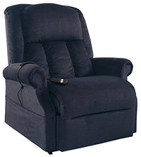 Load image into Gallery viewer, Mega Motion Easy Comfort Superior 3 Position Heavy Duty Big Lift Chair 500 lb Capacity Chaise Lounge Recliner - Ocean Blue Fabric