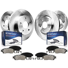 Load image into Gallery viewer, Detroit Axle - FRONT & REAR Disc Rotors+ Brake Pads Replacement for 2006-2010 Chevy Impala Monte Carlo - 8pc set