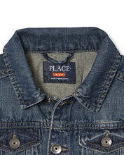Load image into Gallery viewer, The Children's Place boys Basic Denim outerwear jackets, Streamwash, Large US