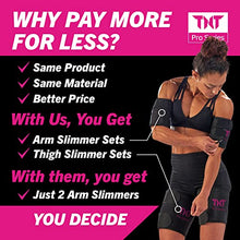 Load image into Gallery viewer, Arm Trimmers & Thigh Trimmer for Women & Men for Arm Slimming - Arm Slimmers & Thigh Sweat Bands for Women - Arm and Thigh Trimmers for Weight Loss - Sweat Belt & Body Wraps for Weight Loss
