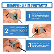 Load image into Gallery viewer, IWISS DEUTSCH DT Connector Kit in 2,3,4,6,8,12 Pin Configurations, Size 16 Stamped Formed Contacts(AWG 14), Wedgelock & Pin Extraction Tools, Ideal for Automotive Aftermarket Service, 519PCS