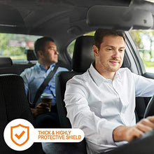 Load image into Gallery viewer, BUGGY Car, Vehicle, Taxi Partition Sneeze Guard - Large Clear Protective Screen for Rideshare and Cab Drivers-Transparent, Interior Safety Barrier Guard and Cover for Sneezing, Coughing and Droplets