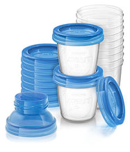 Load image into Gallery viewer, Philips AVENT Breast Milk Storage Cups, 6 Ounce (Pack of 10)