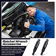 Load image into Gallery viewer, 2 Pieces HVAC Service Wrench Set 3/16 to 5/16 Allen Wrench Tools Hex Key Adapter for Straight Metric for Fixing Air Conditioning Refrigeration Device