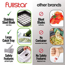 Load image into Gallery viewer, Fullstar Vegetable Chopper Dicer Mandoline Slicer - Food Chopper Vegetable Spiralizer Vegetable Slicer - Onion Chopper Salad Chopper Veggie Chopper Vegetable Cutter Food Slicer 11 Blades