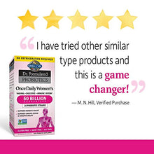 Load image into Gallery viewer, Garden of Life Dr. Formulated Probiotics For Women, Once Daily Women’S Probiotics, 50 Billion CFU Guaranteed, 16 Strains, Shelf Stable, Gluten Dairy & Soy Free One A Day, Prebiotic Fiber, 30 Capsules